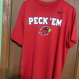 Red Lamar University Nike dry fit T-shirt